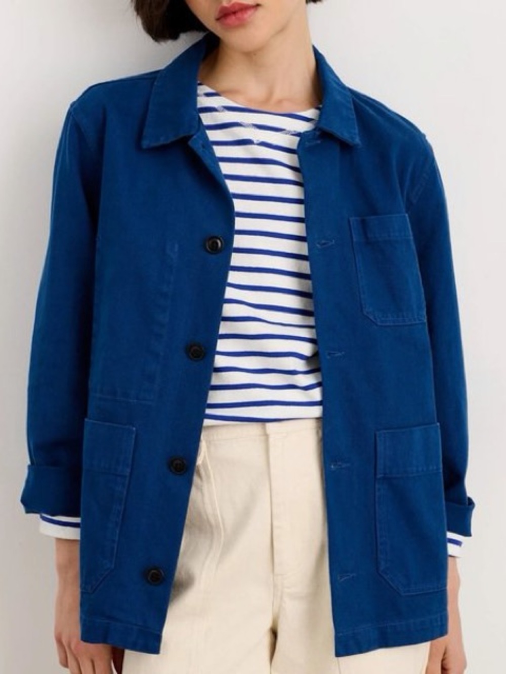 Alex Mill Britt Chore Coat Cobalt Blue Medium